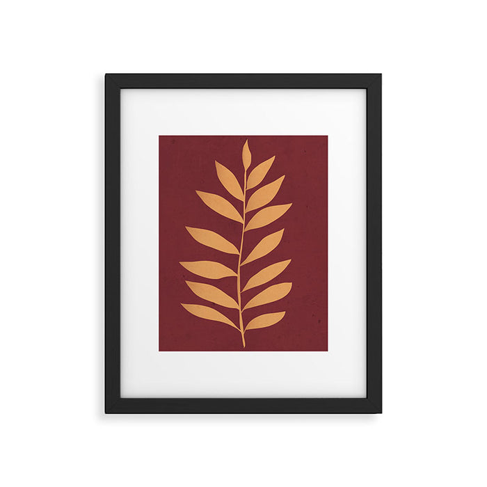 minimal plant 80 Framed Art Print Gallery Image 1
