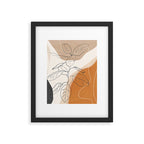 Minimal Plant Abstract Art Framed Art Print Gallery Image 5