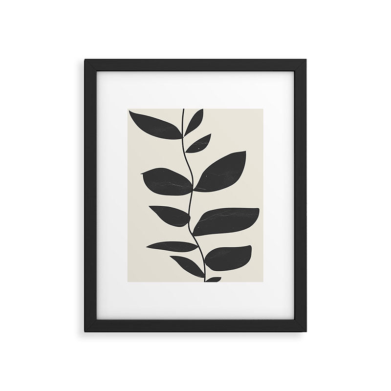 minimal plant Framed Art Print Gallery Image 5