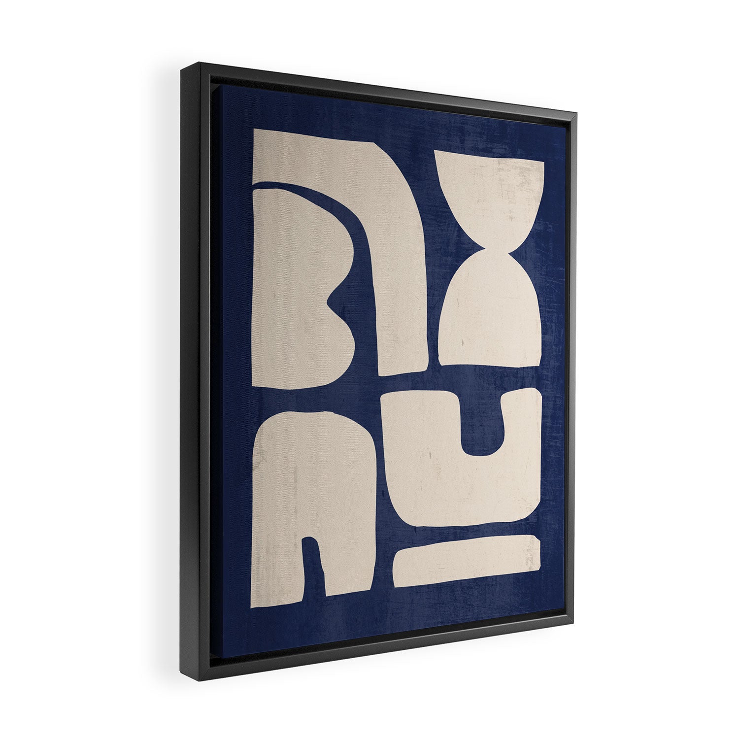 Minimal Shapes 15 Framed Canvas Print Gallery Image 2