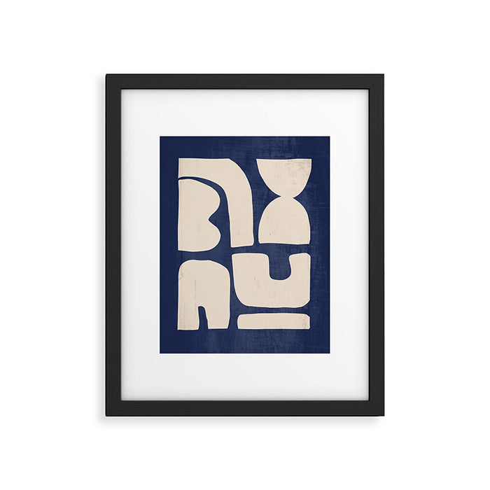 Minimal Shapes 15 Framed Art Print Gallery Image 1