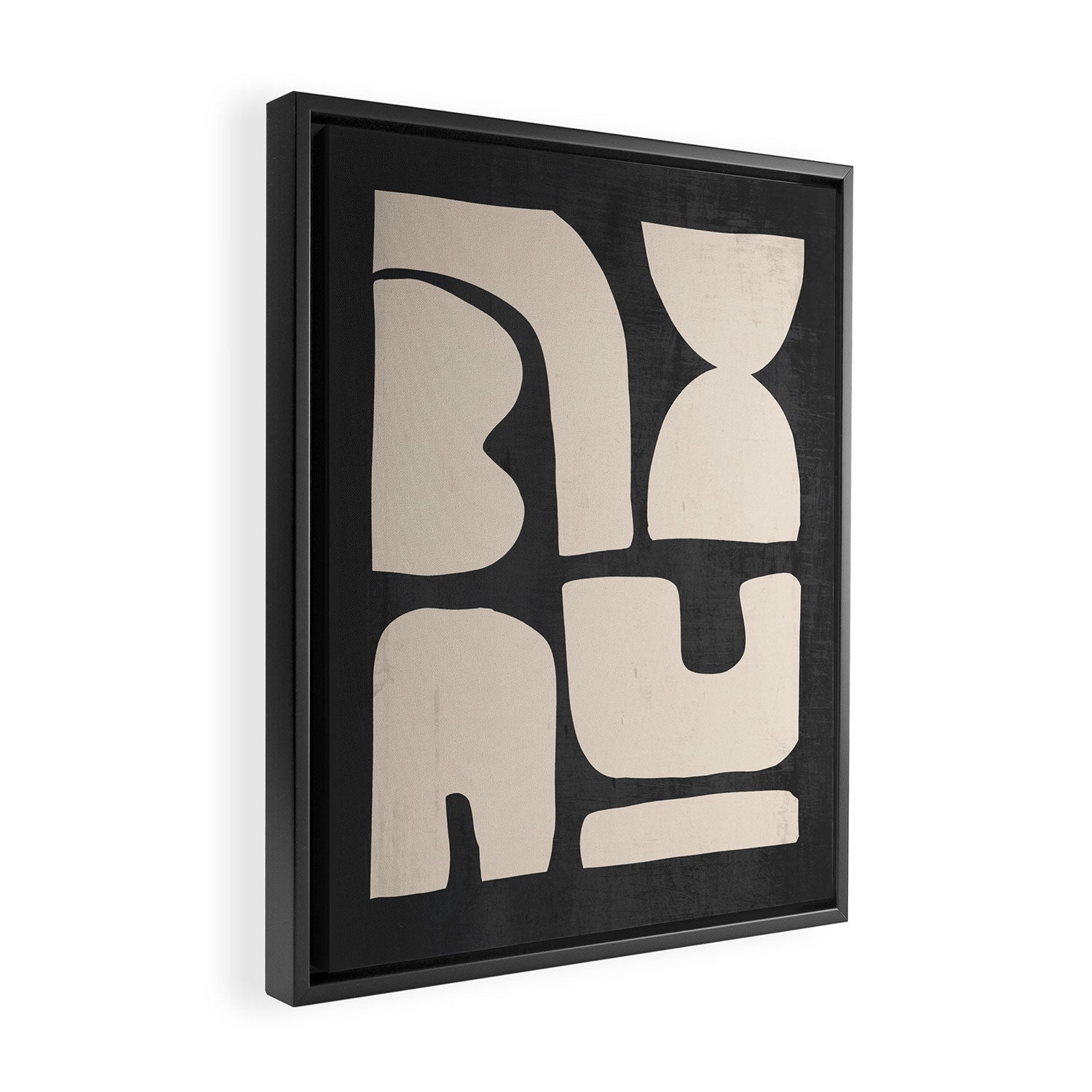 Minimal Shapes 19 Framed Canvas Print Gallery Image 2