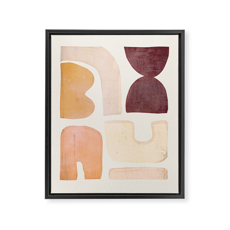 Minimal Shapes 5 Framed Canvas Print Gallery Image 6