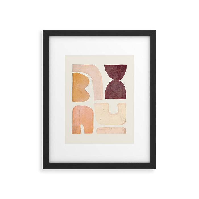 Minimal Shapes 5 Framed Art Print Gallery Image 1