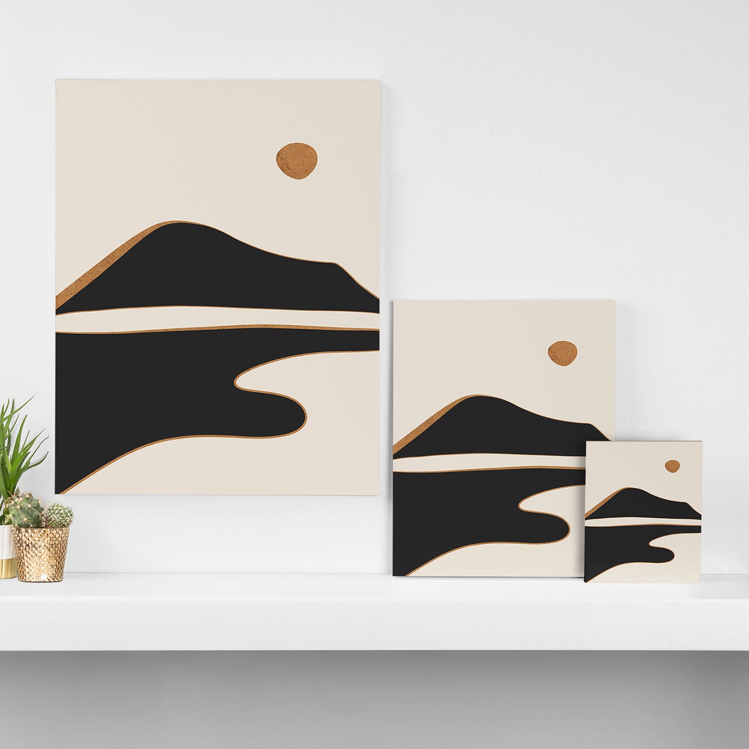 Minimalist Abstract Landscape 2 Canvas Print Gallery Image 3