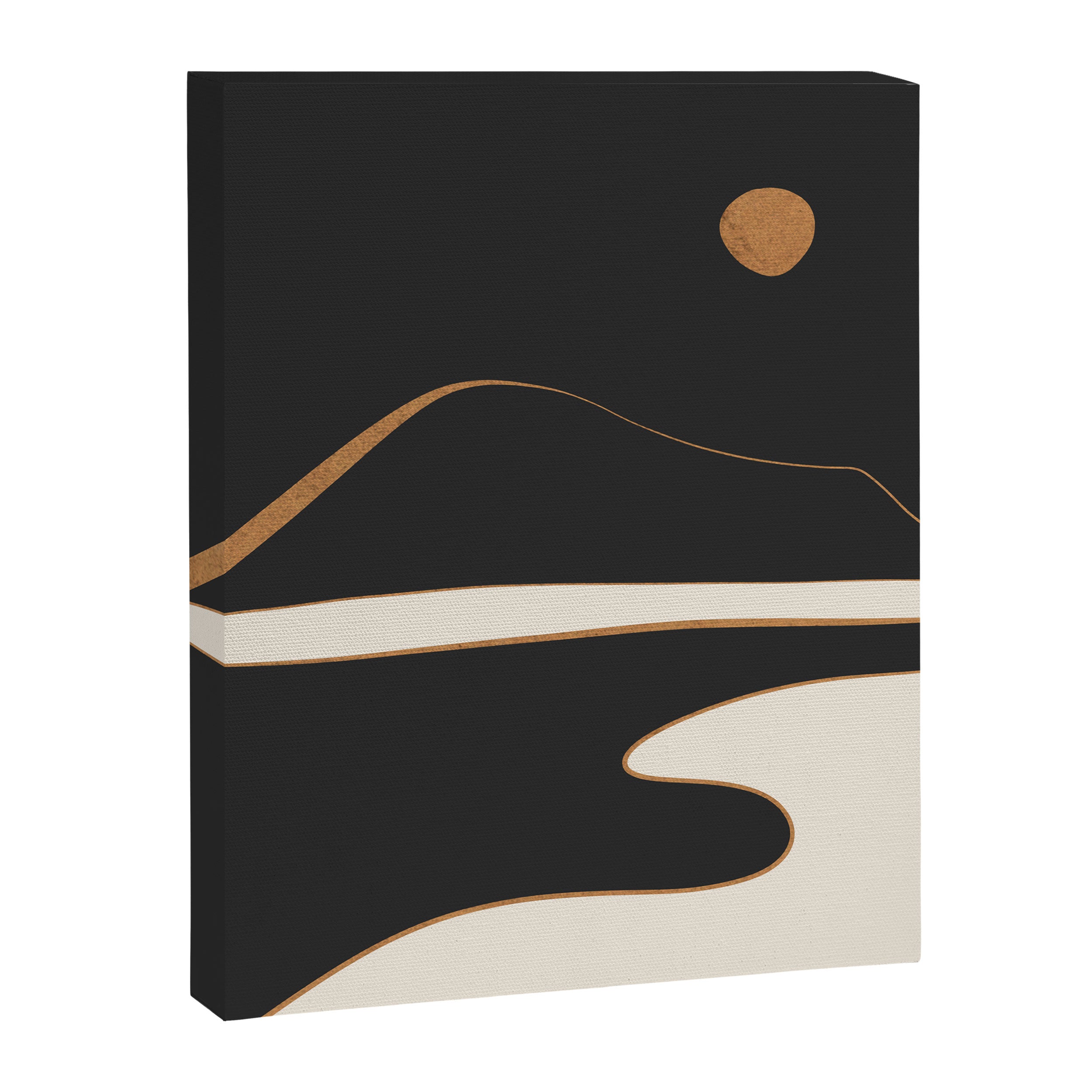 Minimalist Abstract Landscape Canvas Print Gallery Image 8
