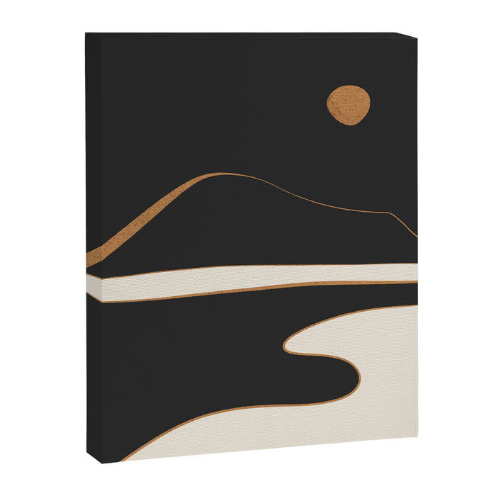 Minimalist Abstract Landscape Canvas Print Gallery Image 1
