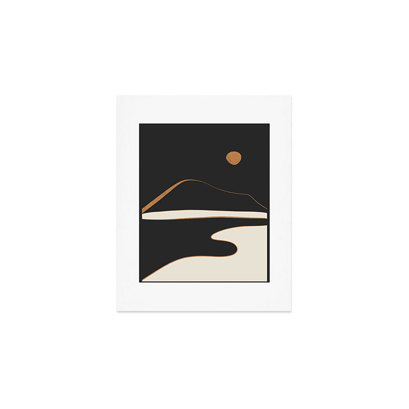 Minimalist Abstract Landscape Art Print Gallery Image 1