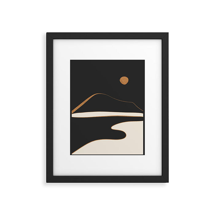 Minimalist Abstract Landscape Framed Art Print Gallery Image 1