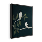 Minimalist Birds On Branch 2 Framed Canvas Print Gallery Image 2