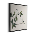 Minimalist Birds On Branch 3 Framed Canvas Print Gallery Image 2