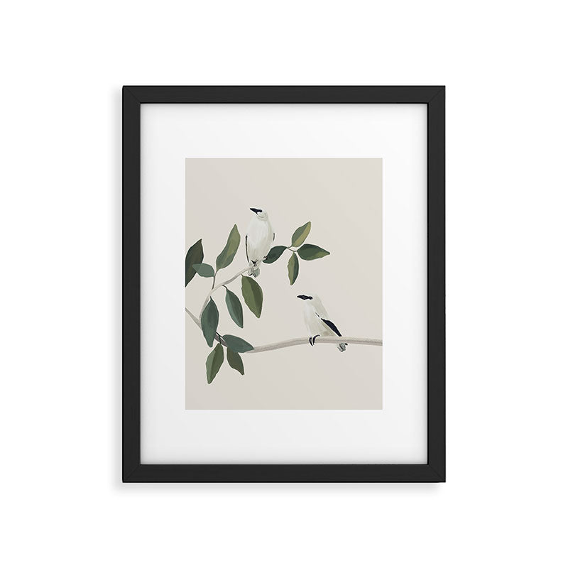 Minimalist Birds On Branch 3 Framed Art Print Gallery Image 5