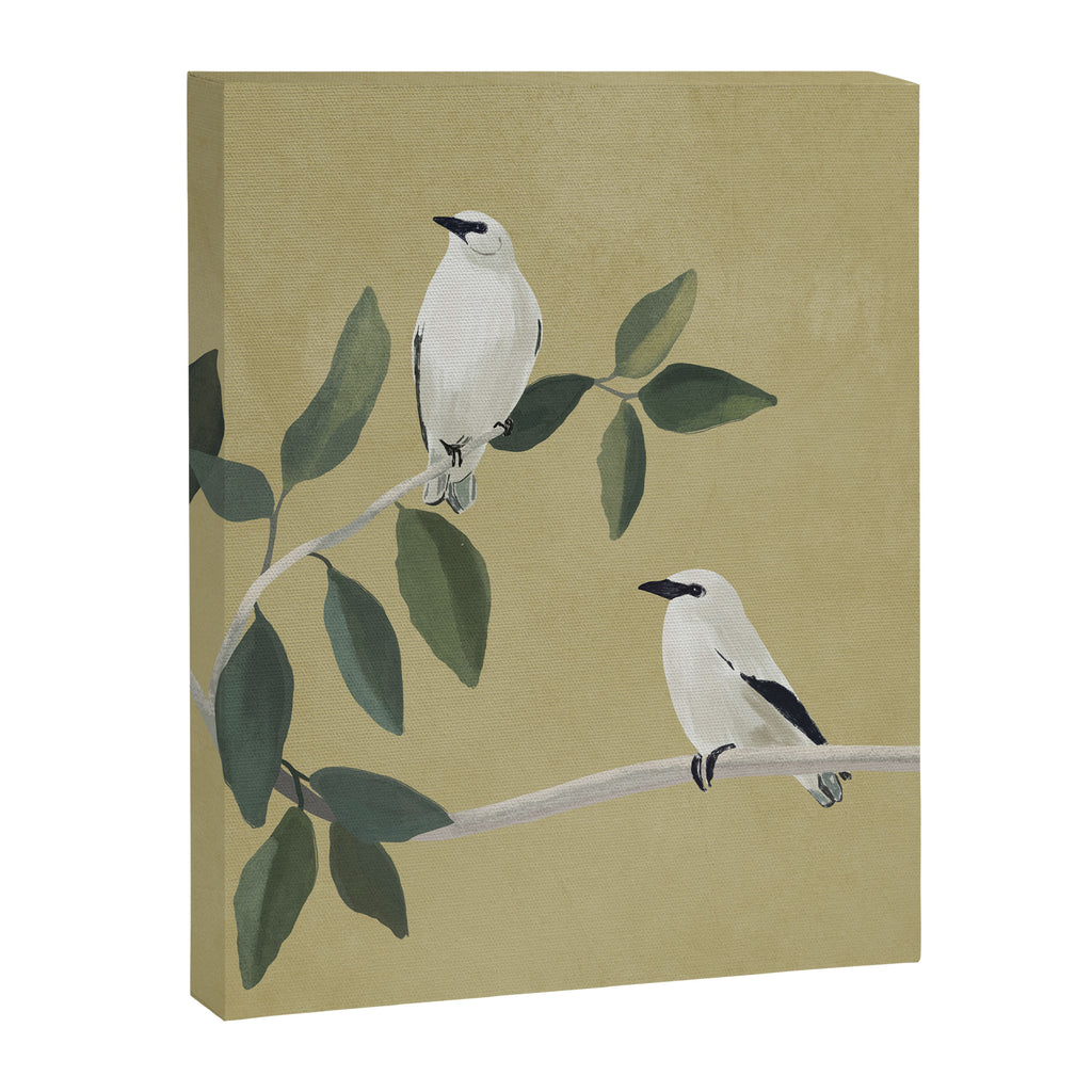 Minimalist Birds On Branch Canvas Print Gallery Image 6