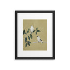 Minimalist Birds On Branch Framed Art Print Gallery Image 5