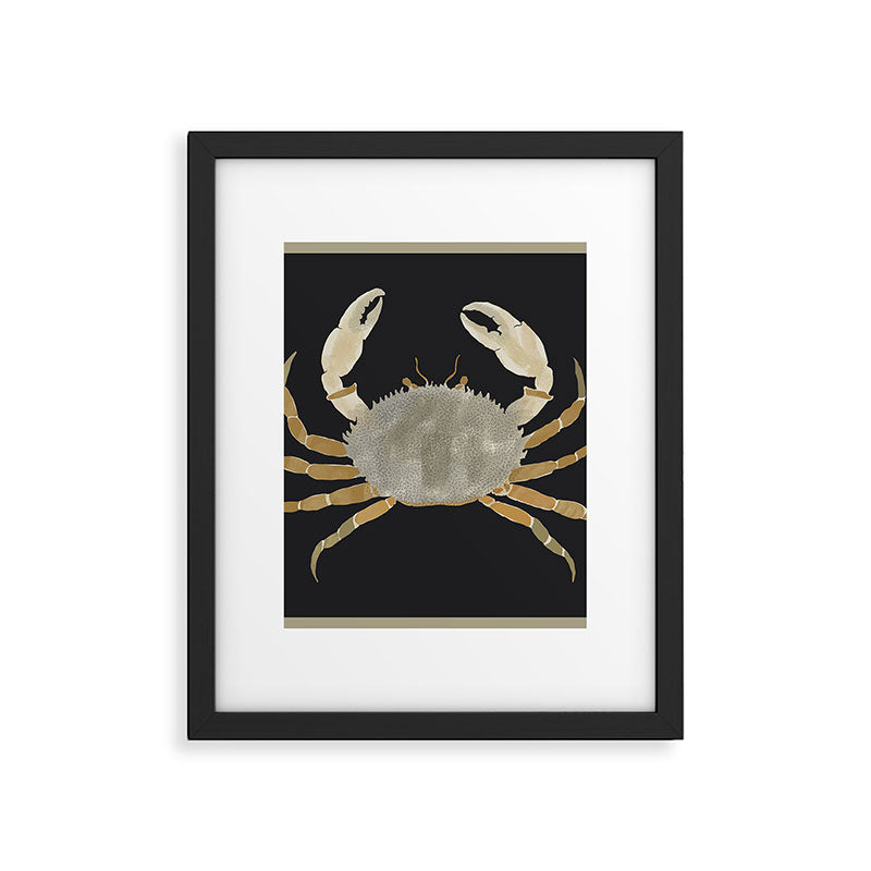 Minimalist Crab 2 Framed Art Print Gallery Image 6