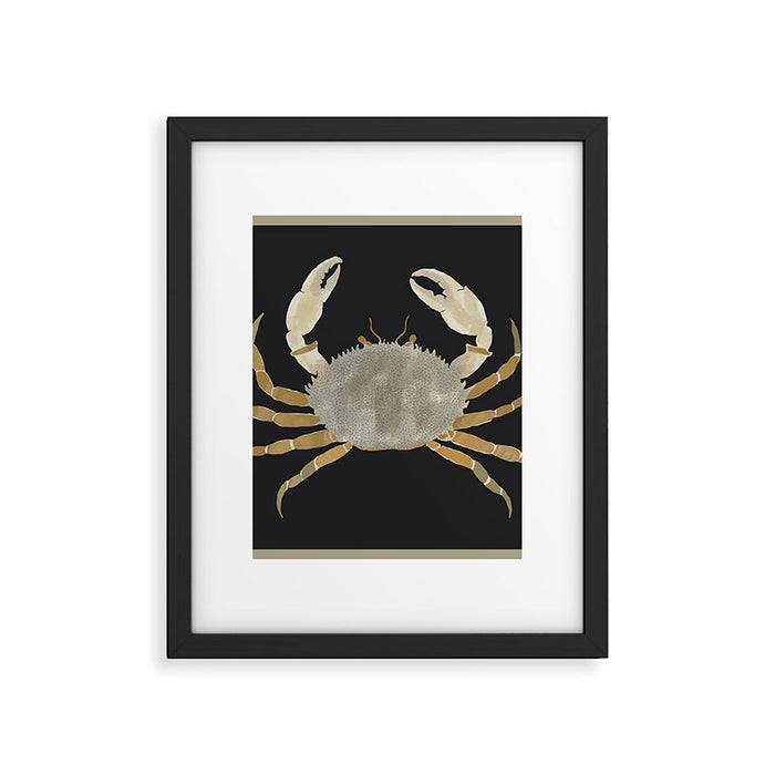 Minimalist Crab 2 Framed Art Print Gallery Image 1