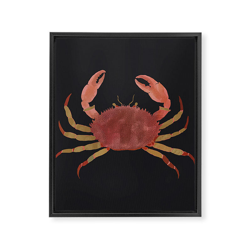 Minimalist Crab 3 Framed Canvas Print Gallery Image 8