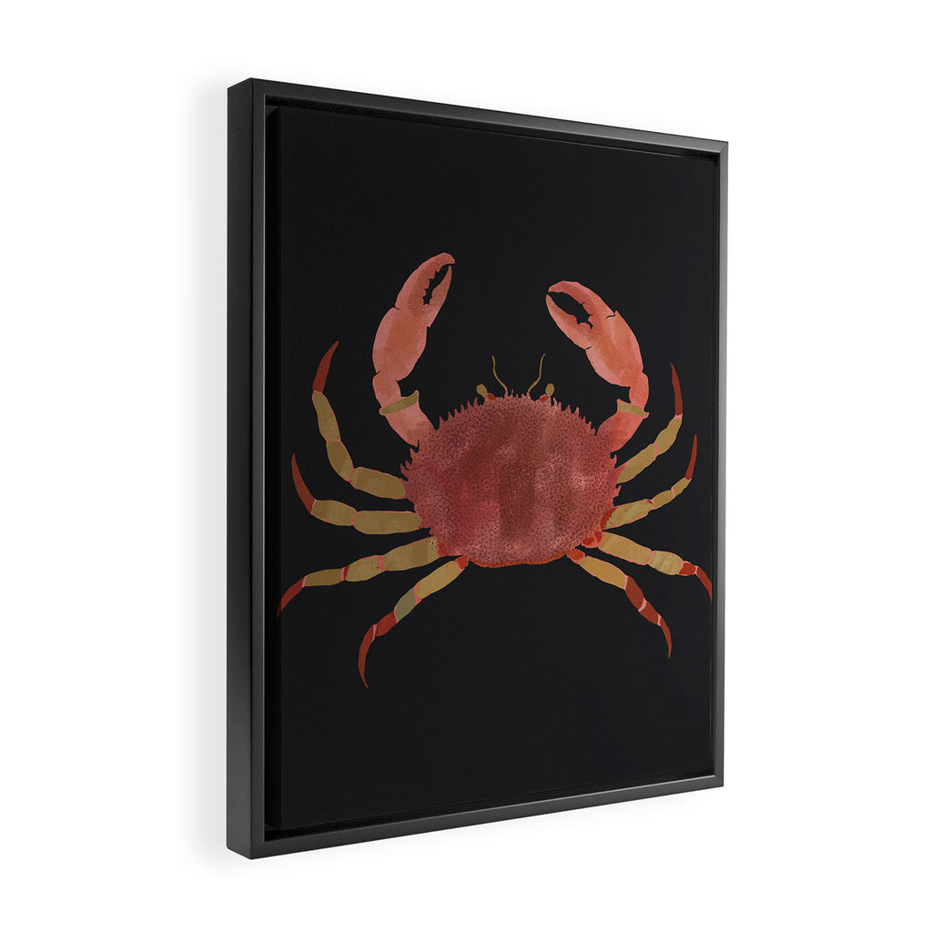 Minimalist Crab 3 Framed Canvas Print Gallery Image 2