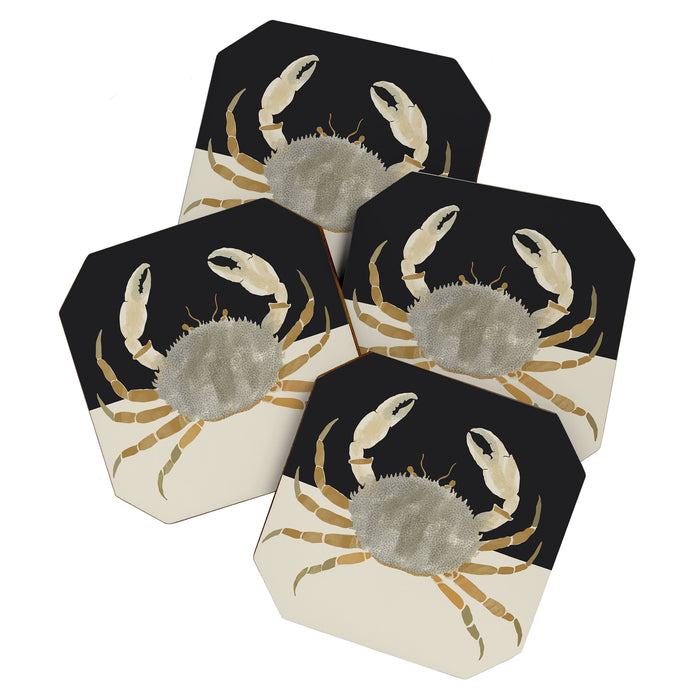 Minimalist Crab Coaster Gallery Image 1