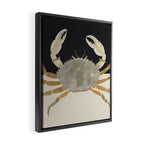Minimalist Crab Framed Canvas Print Gallery Image 2