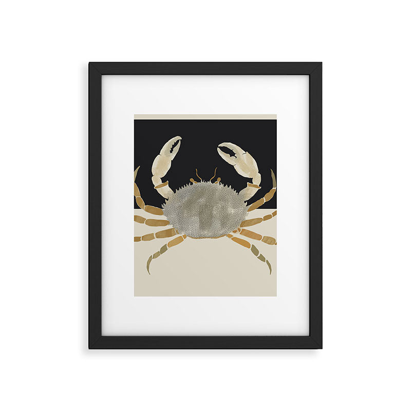 Minimalist Crab Framed Art Print Gallery Image 6