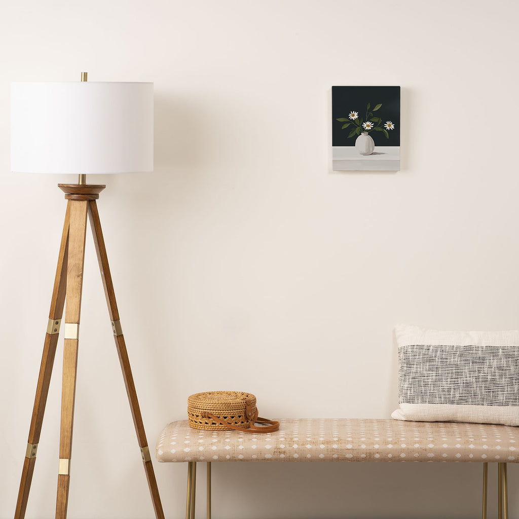 Minimalist Daisy Flowers 2 Canvas Print Gallery Image 2