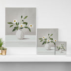 Minimalist Daisy Flowers Canvas Print Gallery Image 3