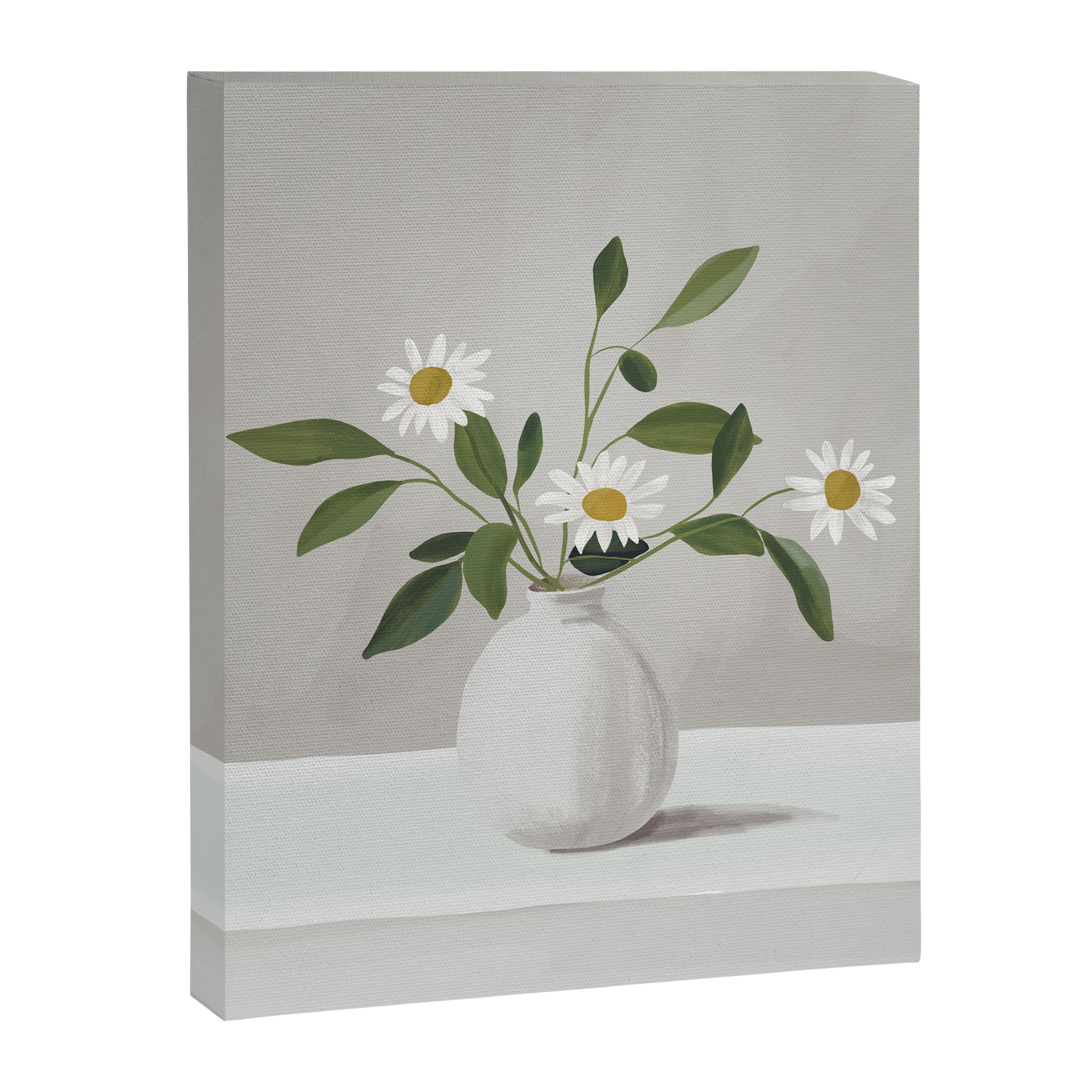 Minimalist Daisy Flowers Canvas Print Gallery Image 6