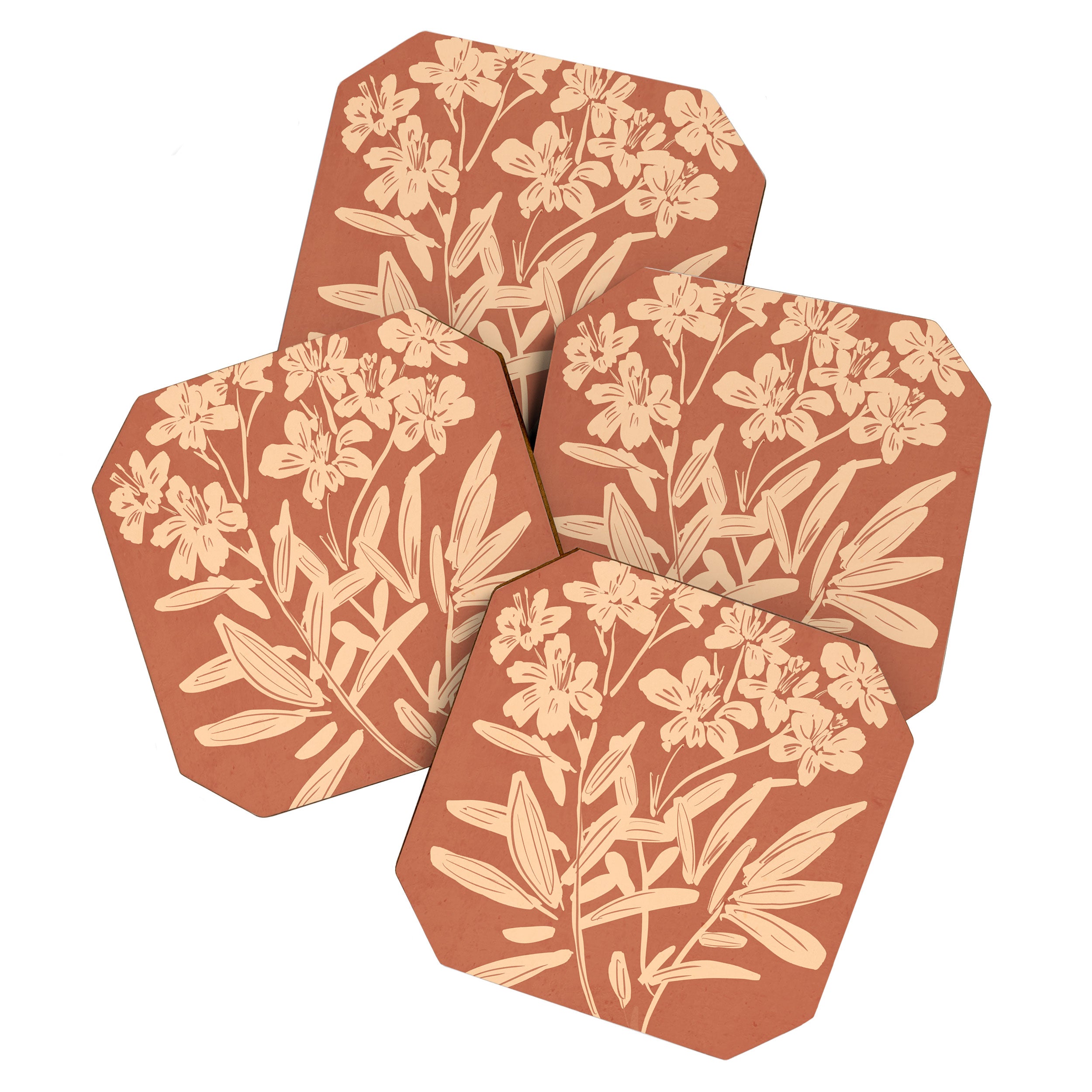 Minimalist Flowers 2 Coaster Gallery Image 1