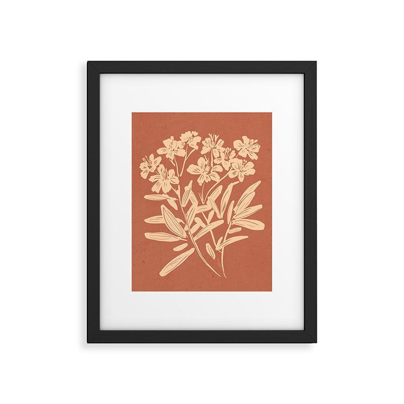 Minimalist Flowers 2 Framed Art Print Gallery Image 5