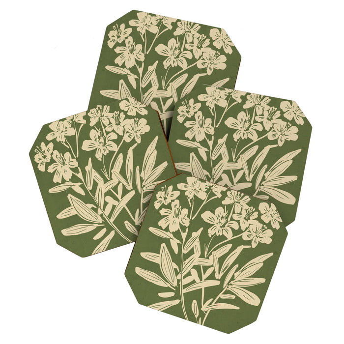 Minimalist Flowers 3 Coaster Gallery Image 1