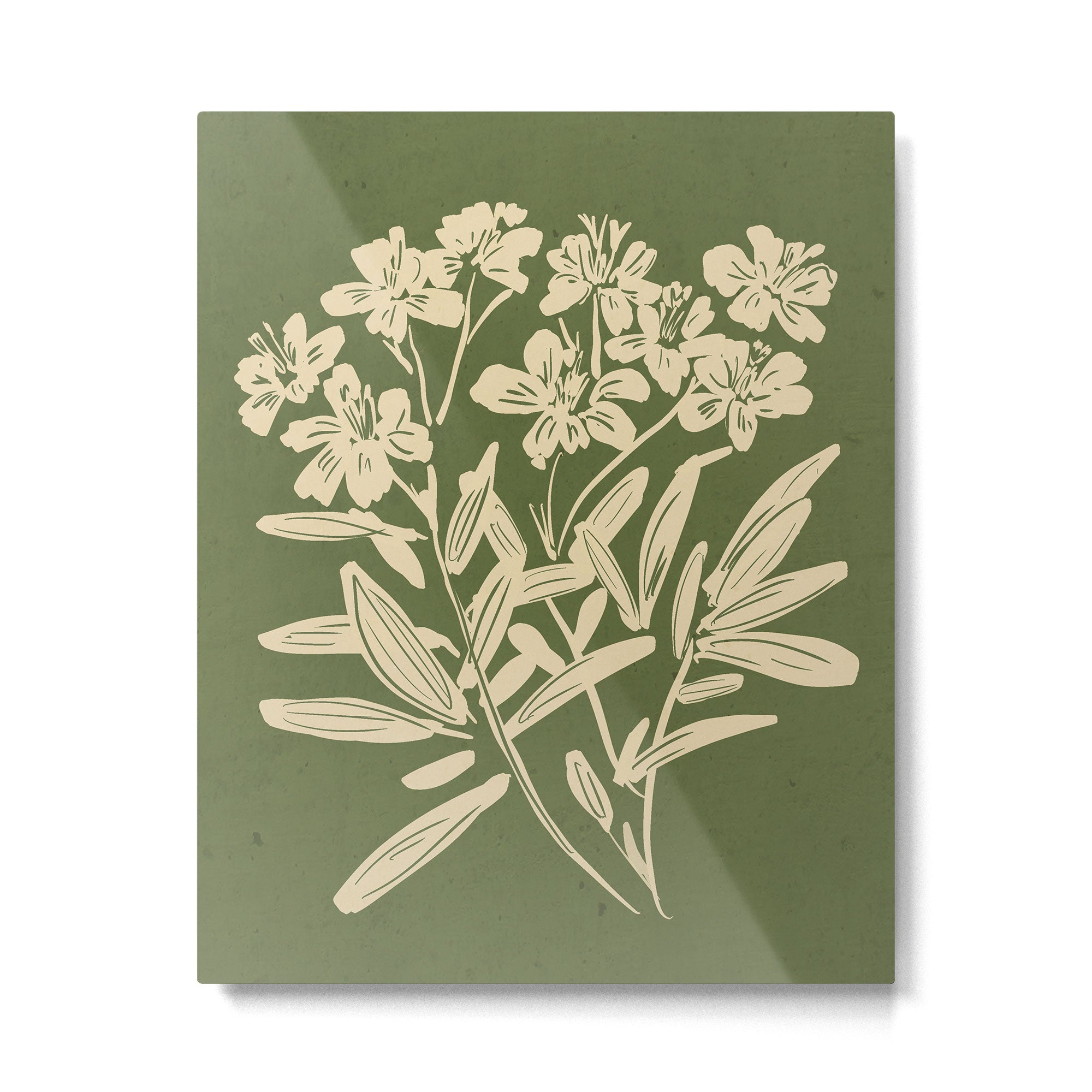 Minimalist Flowers 3 Metal Print Gallery Image 4