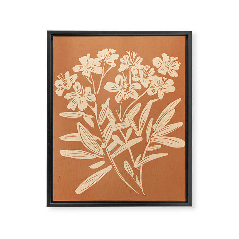 Minimalist Flowers 4 Framed Canvas Print Gallery Image 6