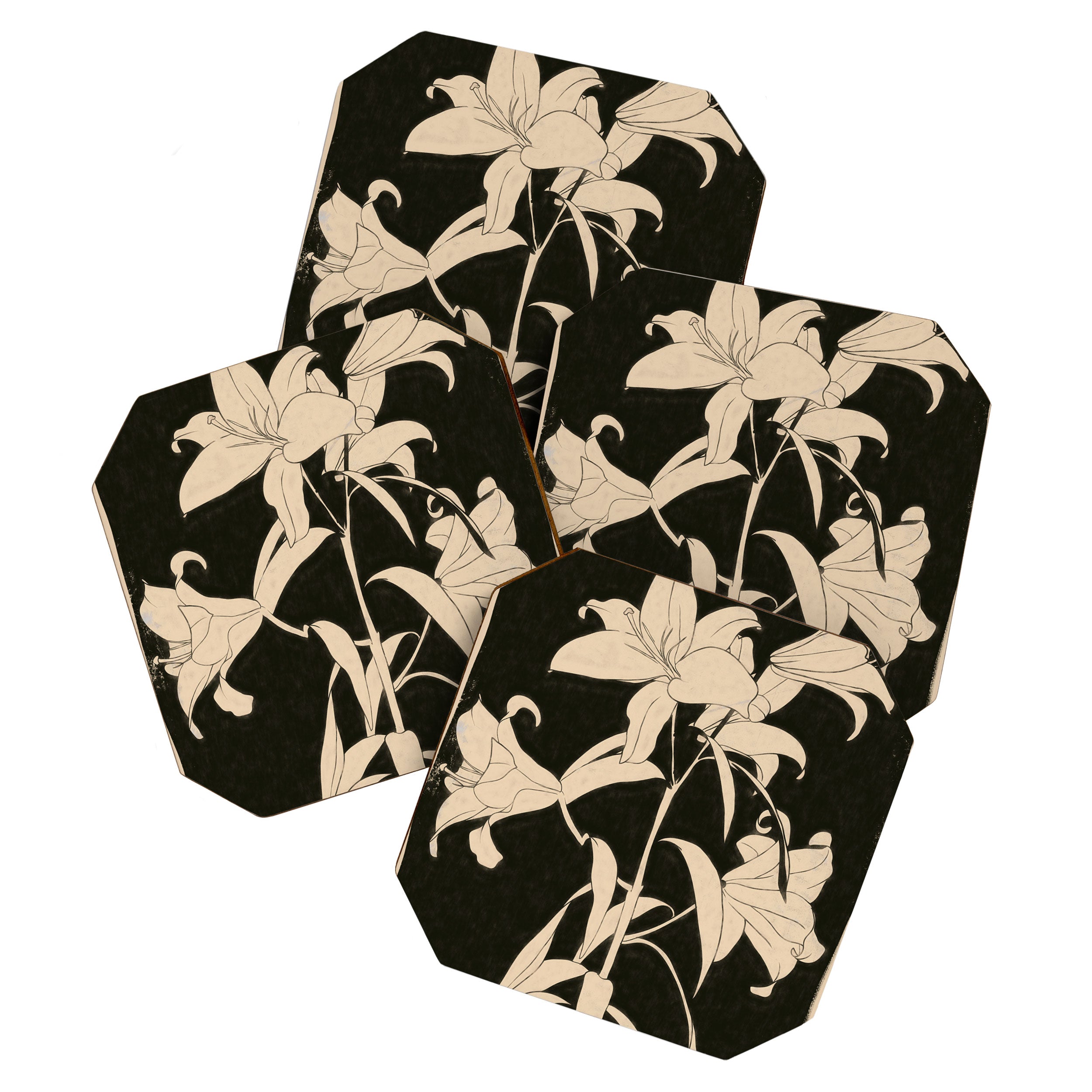 Minimalist Flowers 6 Coaster Gallery Image 1