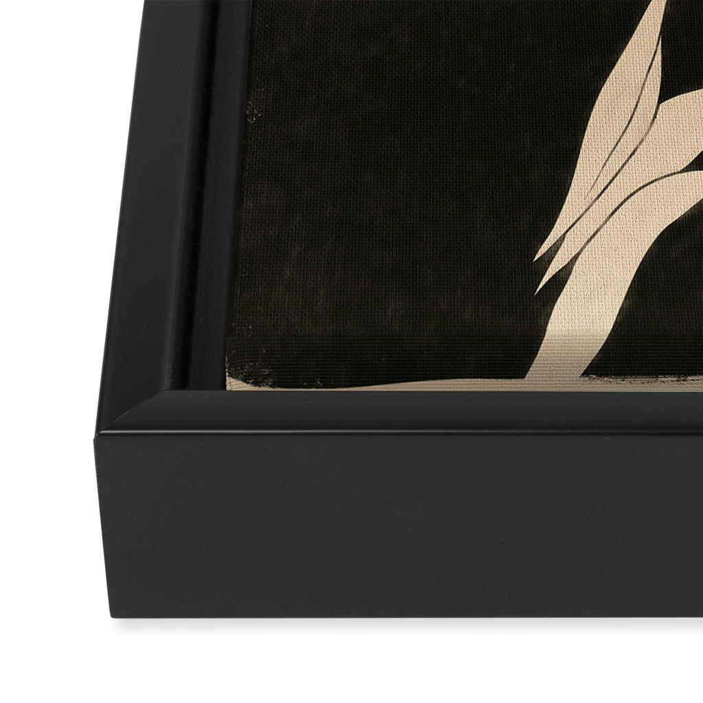 Minimalist Flowers 6 Framed Canvas Print Gallery Image 3