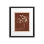 Minimalist Flowers In A Vase 2 Framed Art Print Gallery Image 5
