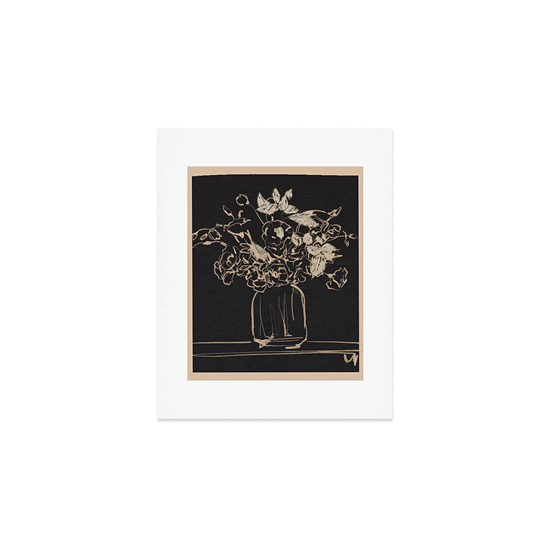 Minimalist Flowers In A Vase 4 Art Print Gallery Image 1