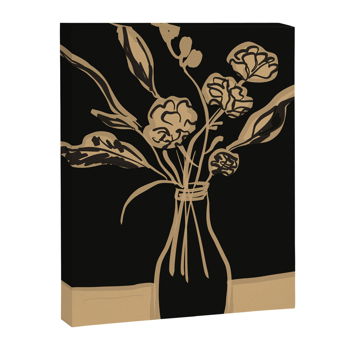 Minimalist Flowers In A Vase 5 Canvas Print Gallery Image 6