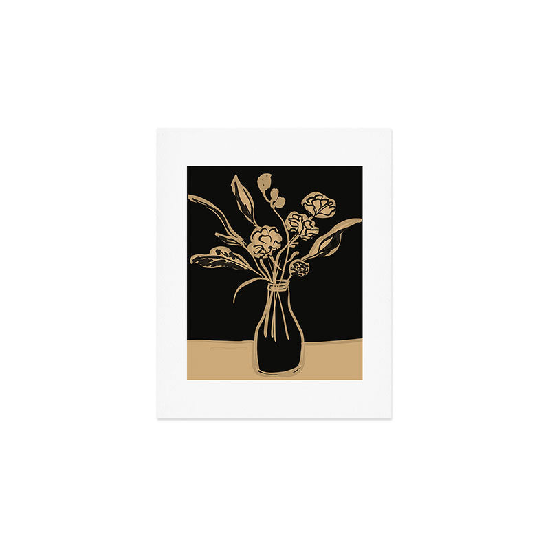 Minimalist Flowers In A Vase 5 Art Print Gallery Image 1