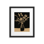 Minimalist Flowers In A Vase 5 Framed Art Print Gallery Image 5