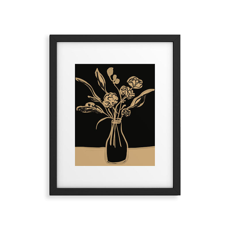 Minimalist Flowers In A Vase 5 Framed Art Print Gallery Image 5