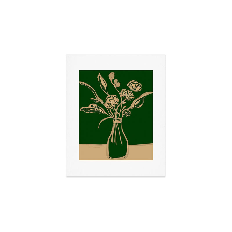 Minimalist Flowers In A Vase 6 Art Print Gallery Image 1