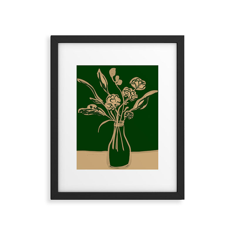 Minimalist Flowers In A Vase 6 Framed Art Print Gallery Image 5