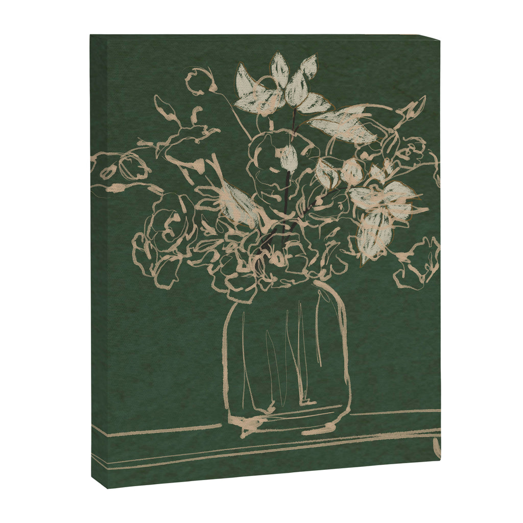 Minimalist Flowers In A Vase Canvas Print Gallery Image 6