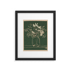Minimalist Flowers In A Vase Framed Art Print Gallery Image 5