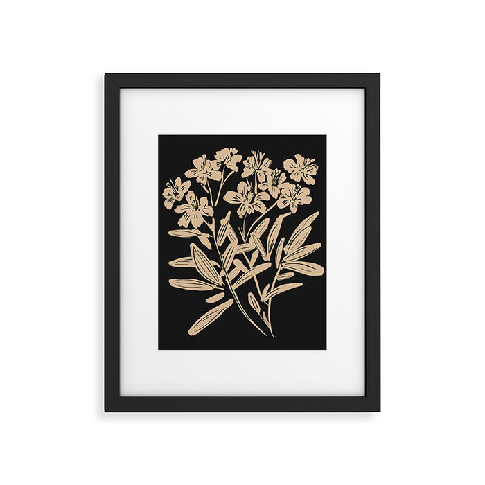Minimalist Flowers  Framed Art Print Gallery Image 1