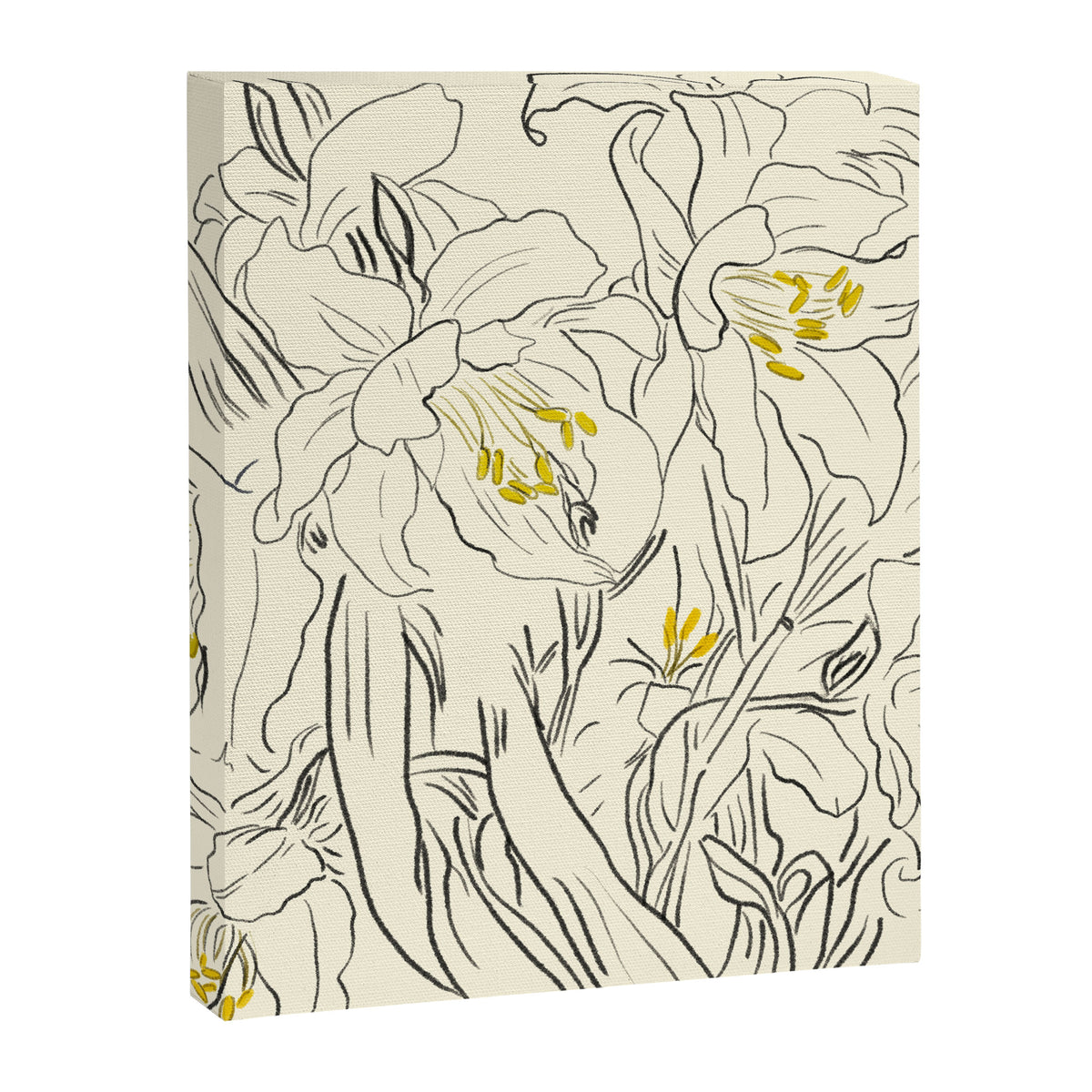 Minimalist Garden flowers Canvas Print Gallery Image 8