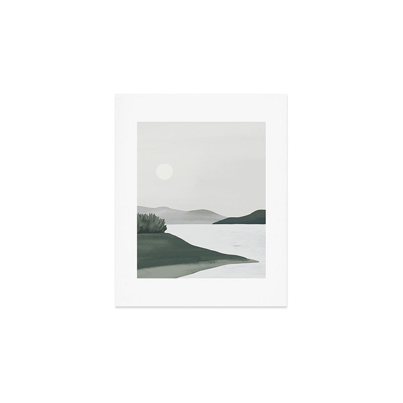 Minimalist Landscape Art Print Gallery Image 1