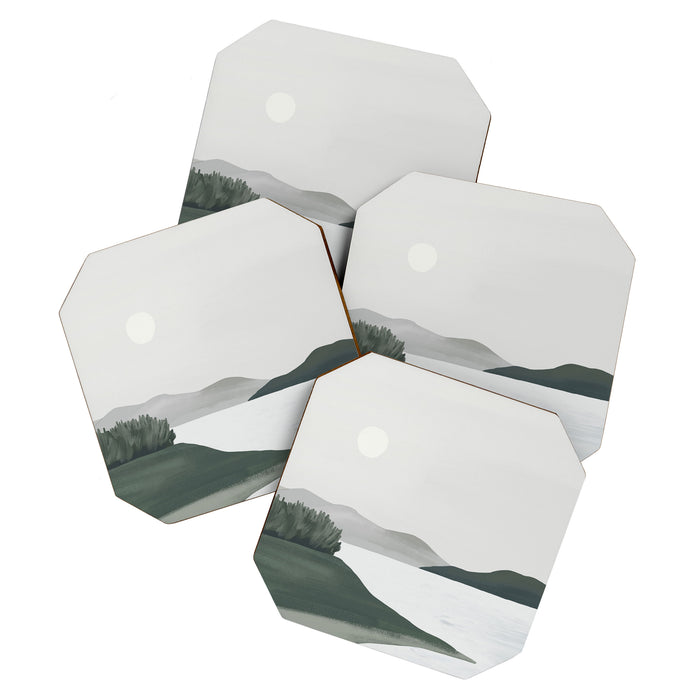Minimalist Landscape Coaster Gallery Image 1