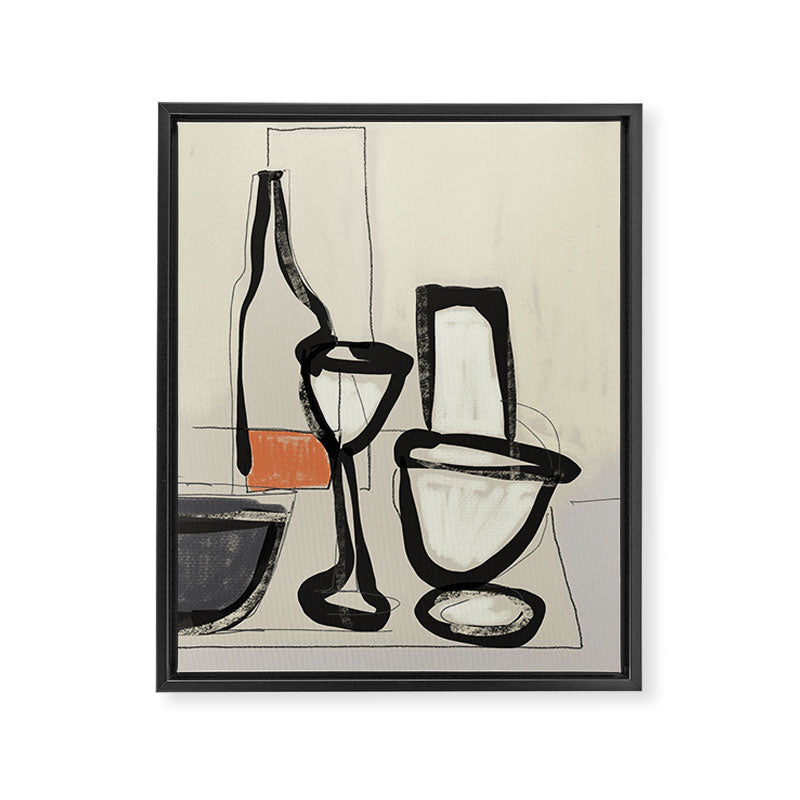 Minimalist Still Life 11 Framed Canvas Print Gallery Image 6